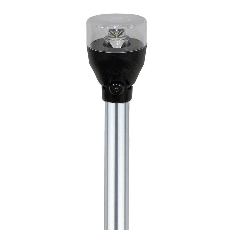 Load image into Gallery viewer, Attwood LED Articulating All Around Light - 42&quot; Pole [5530-42A7]
