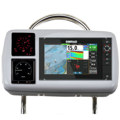 NavPod GP2080-13 SystemPod Pre-Cut f/Simrad NSS9 evo2 or B&G Zeus 9 & 2 Instruments f/12