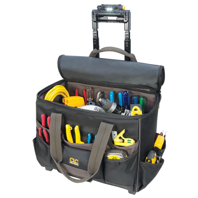 Load image into Gallery viewer, CLC L258 Tech Gear Lighted Handle Roller Bag - 17&quot; [L258]
