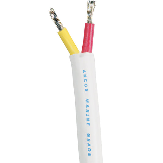 Ancor Safety Duplex Cable - 14/2 AWG - Red/Yellow - Round - 100' [126510]