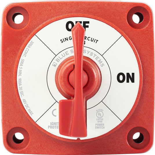 Blue Sea 6004 Single Circuit ON-OFF w/Locking Key - Red [6004]