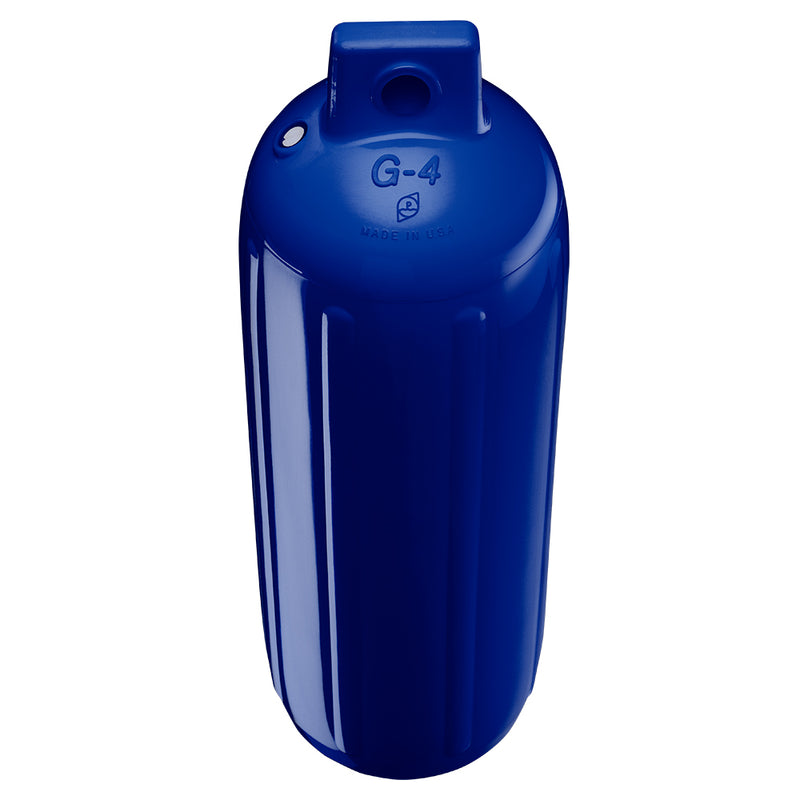 Load image into Gallery viewer, Polyform G-4 Twin Eye Fender 6.5&quot; x 22&quot; - Cobalt Blue w/Adapter [G-4-COBALT BLUE]
