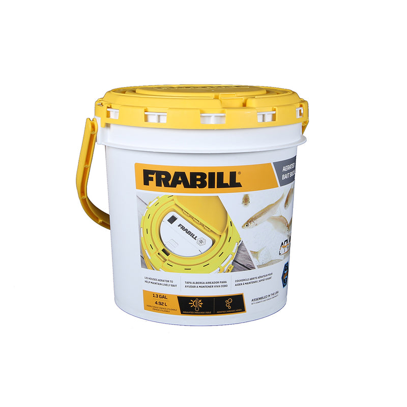 Load image into Gallery viewer, Frabill Dual Fish Bait Bucket w/Aerator Built-In [4825]
