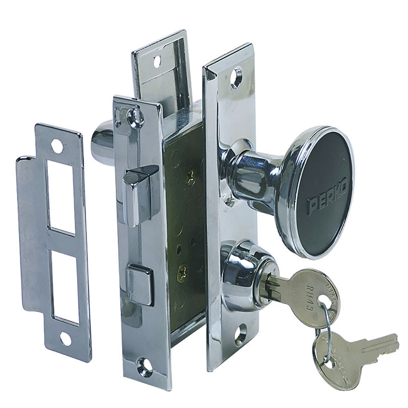 Load image into Gallery viewer, Perko Mortise Lock Set w/Bolt [0927DP0CHR]
