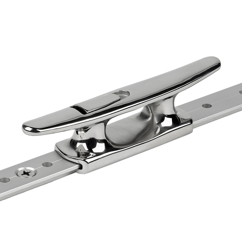Load image into Gallery viewer, Schaefer Mid-Rail Chock/Cleat Stainless Steel - 1-1/4&quot; [70-75]
