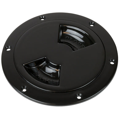 Sea-Dog Smooth Quarter Turn Deck Plate - Black - 5