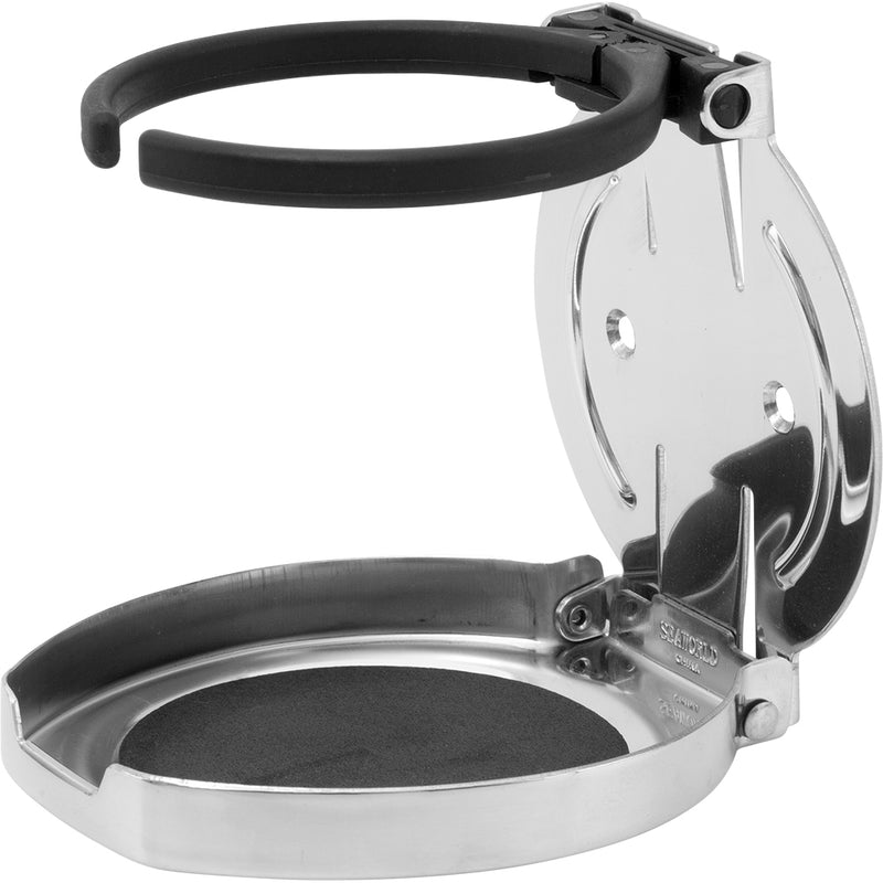 Load image into Gallery viewer, Sea-Dog Adjustable Folding Drink Holder - 304 Stainless Steel [588250-1]
