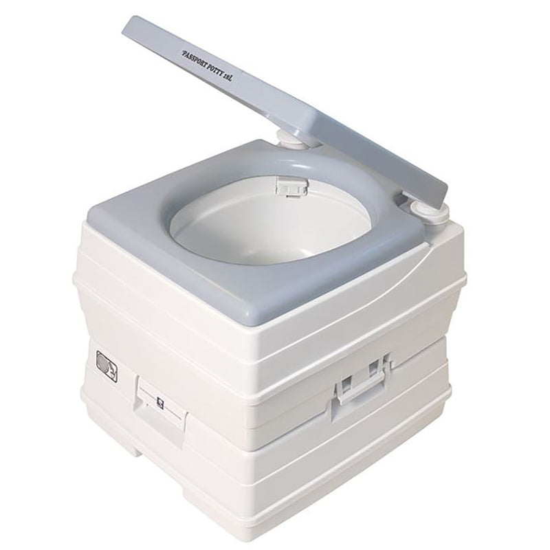 Load image into Gallery viewer, Dock Edge Passport Potty Portable Toilet - Grey - 18L [DEF150101]
