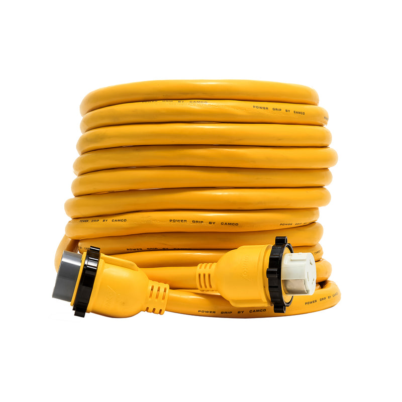 Load image into Gallery viewer, Camco 50 Amp Power Grip Marine Extension Cord - 50 M-Locking/F-Locking Adapter [55623]
