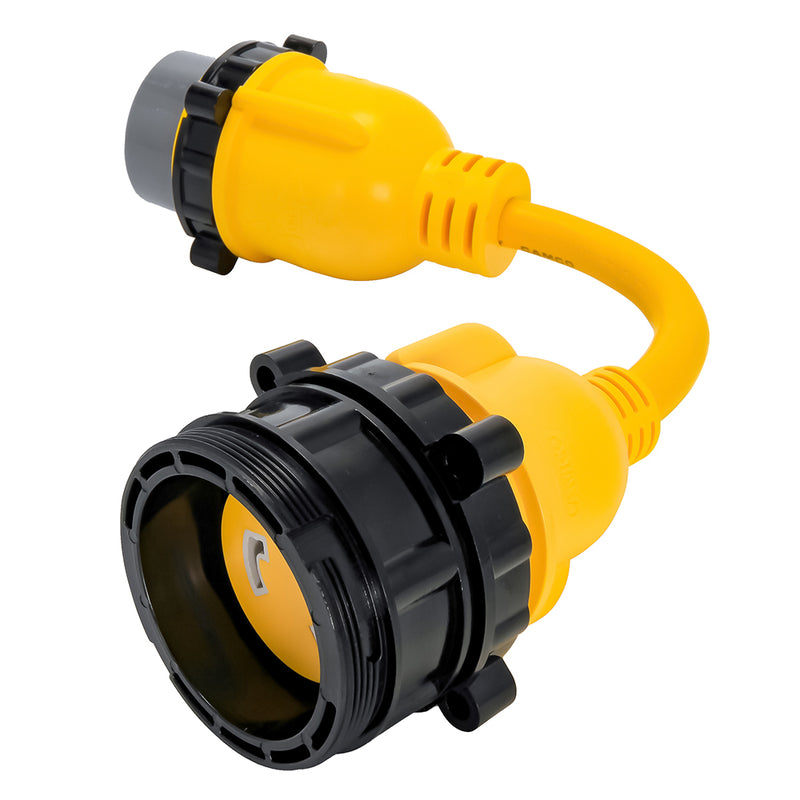 Load image into Gallery viewer, Camco 50AM/30AF Power Grip Marine 12&quot; Locking Adapter - M-Lock/F-Locking Adapter [55625]
