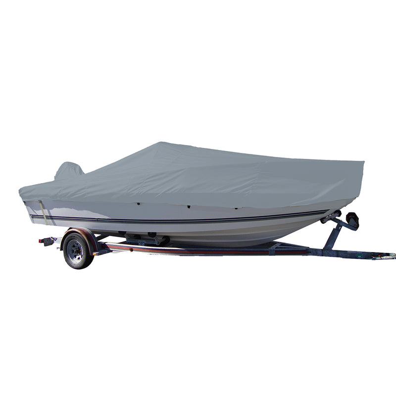 Load image into Gallery viewer, Carver Performance Poly-Guard Styled-to-Fit Boat Cover f/20.5 V-Hull Center Console Fishing Boat - Grey [70020P-10]
