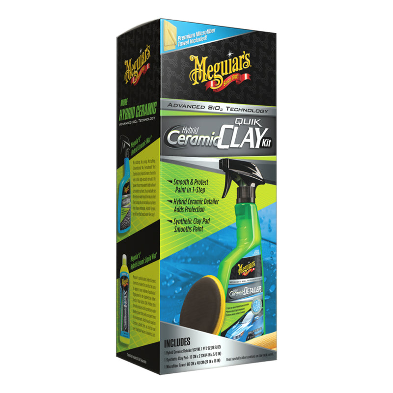 Load image into Gallery viewer, Meguiars Hybrid Ceramic Quik Clay Kit [G200200]
