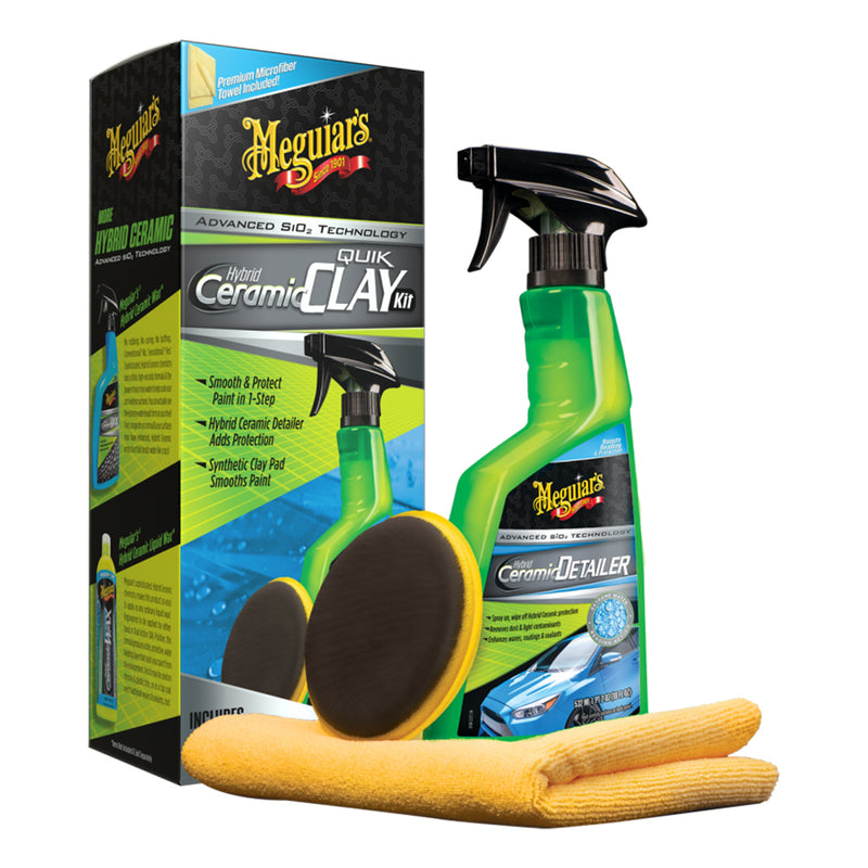 Load image into Gallery viewer, Meguiars Hybrid Ceramic Quik Clay Kit [G200200]

