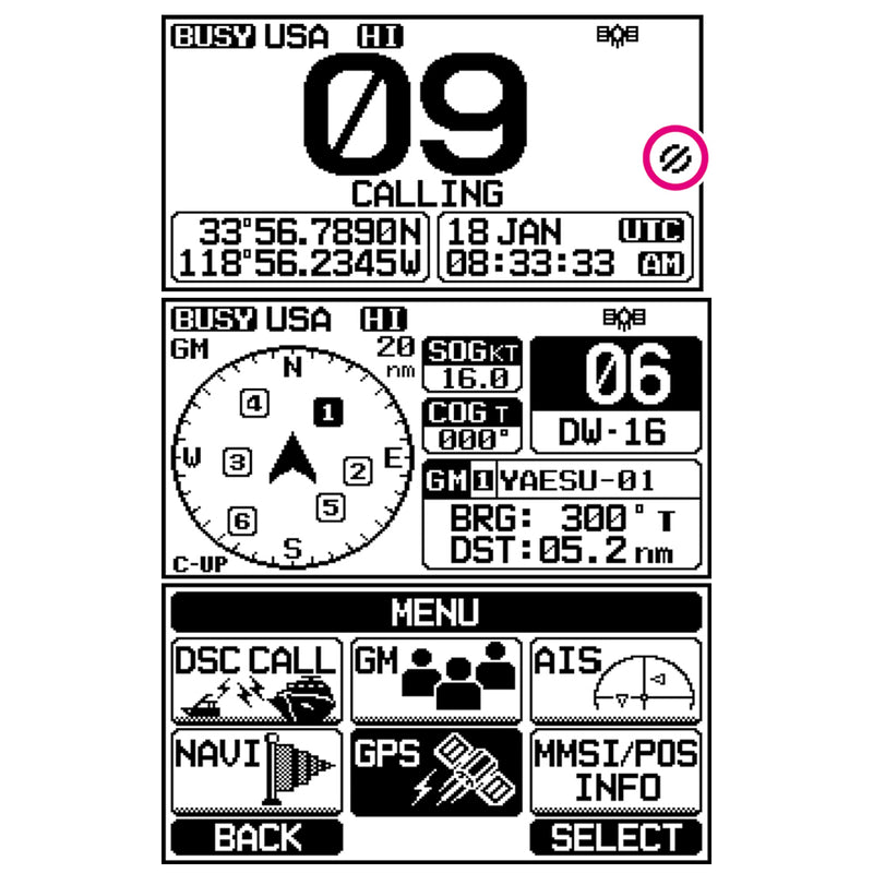 Load image into Gallery viewer, Standard Horizon GX2400B Matrix Black VHF w/AIS, Integrated GPS, NMEA 2000 30W Hailer,  Speaker Mic [GX2400B]
