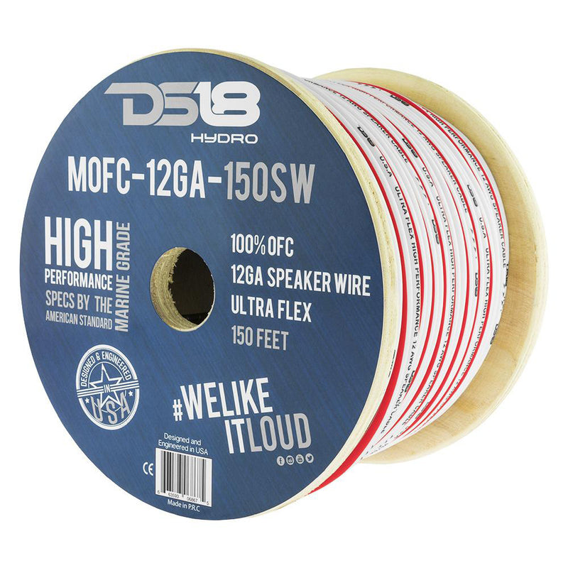 Load image into Gallery viewer, DS18 HYDRO Marine Grade OFC Speaker Wire 12 GA - 150 Roll [MOFC12GA150SW]
