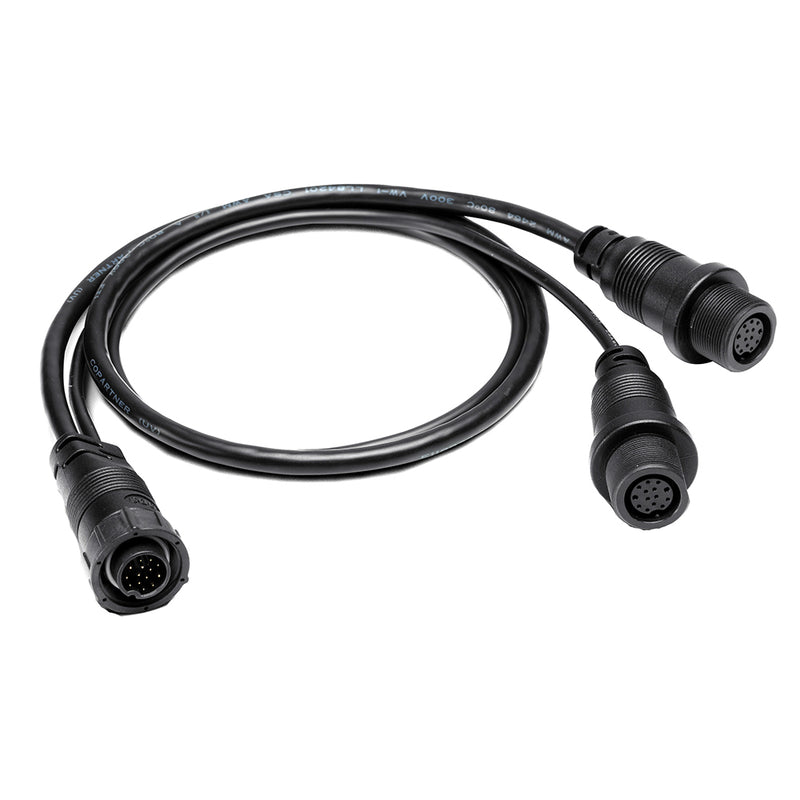 Load image into Gallery viewer, Humminbird 14 M ID SIDB Y - SOLIX/APEX Side Imaging  2D Splitter Cable [720111-1]
