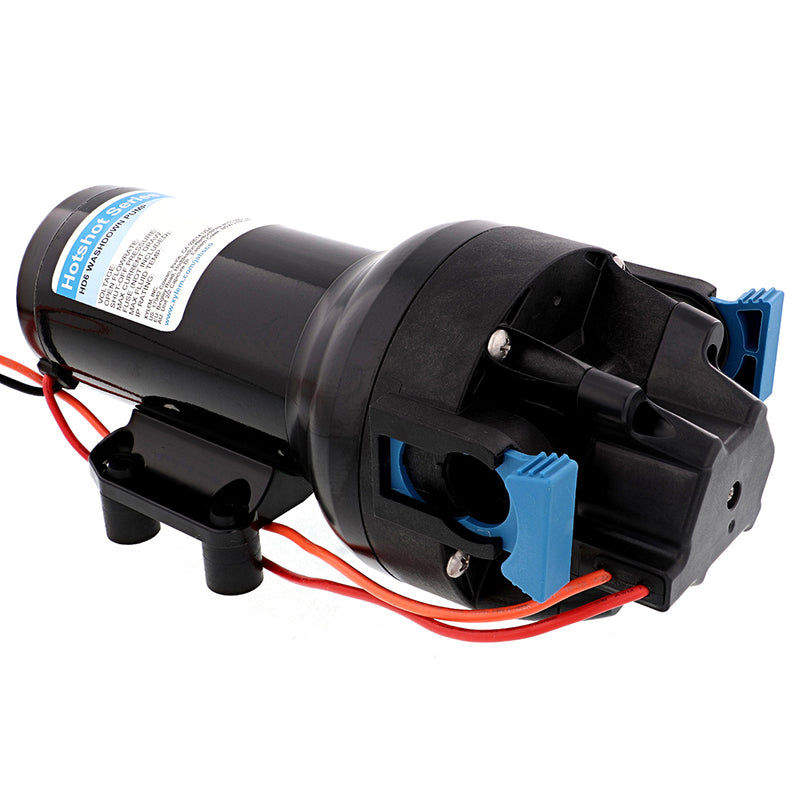 Load image into Gallery viewer, Jabsco HotShot HD6 Heavy Duty Washdown Pump w/25 HoseCoil - 12V - 6 GPM - 70 PSI [P601J-219N-4A]
