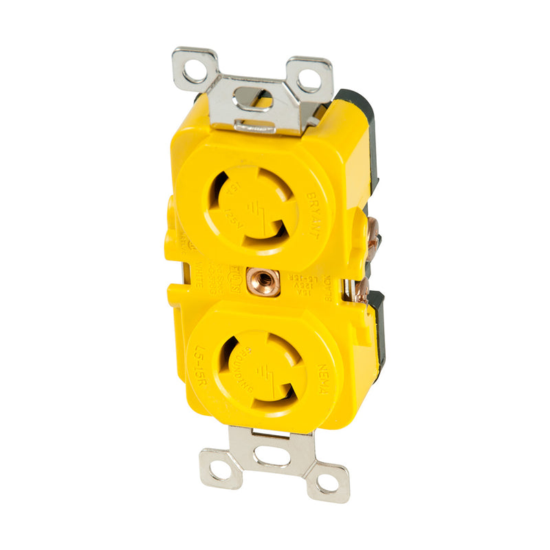 Load image into Gallery viewer, Marinco Locking Receptacle - 15A, 125V - Yellow [4700CR]
