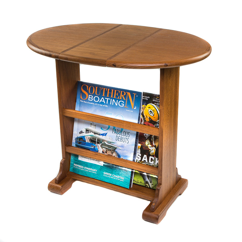 Load image into Gallery viewer, Whitecap Small Drop Leaf Table - Teak [60054]
