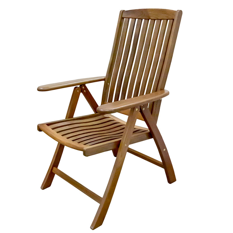 Load image into Gallery viewer, Whitecap Reclining Arm Chair - Teak [60071]
