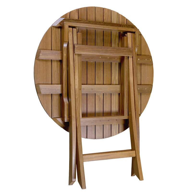 Load image into Gallery viewer, Whitecap Round Slat Table - Teak [63057]
