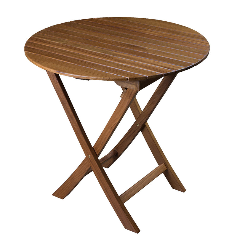 Load image into Gallery viewer, Whitecap Round Slat Table - Teak [63057]
