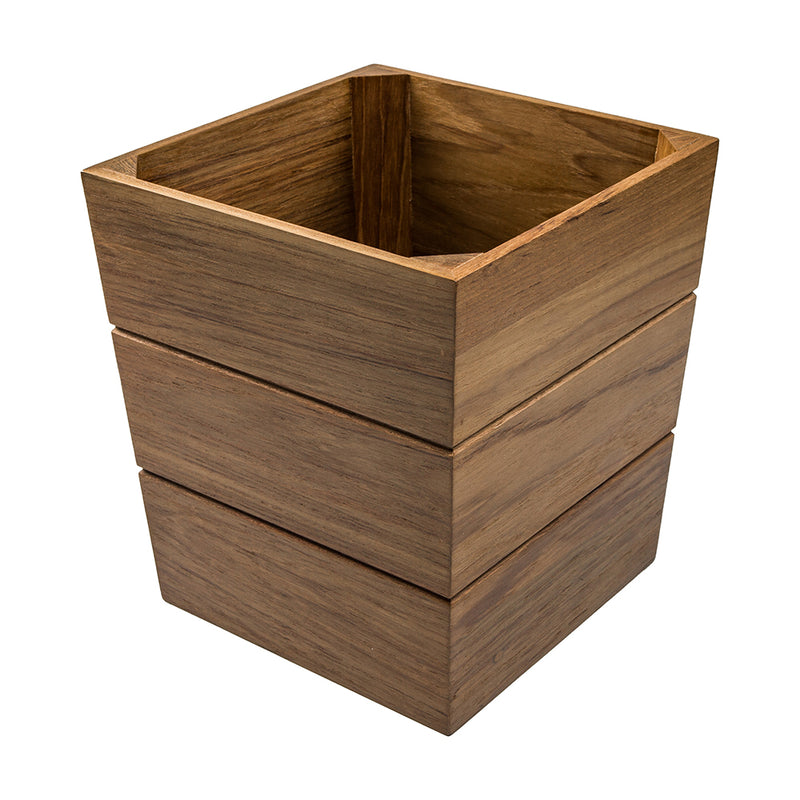 Load image into Gallery viewer, Whitecap Large Waste Basket - Teak [63100]
