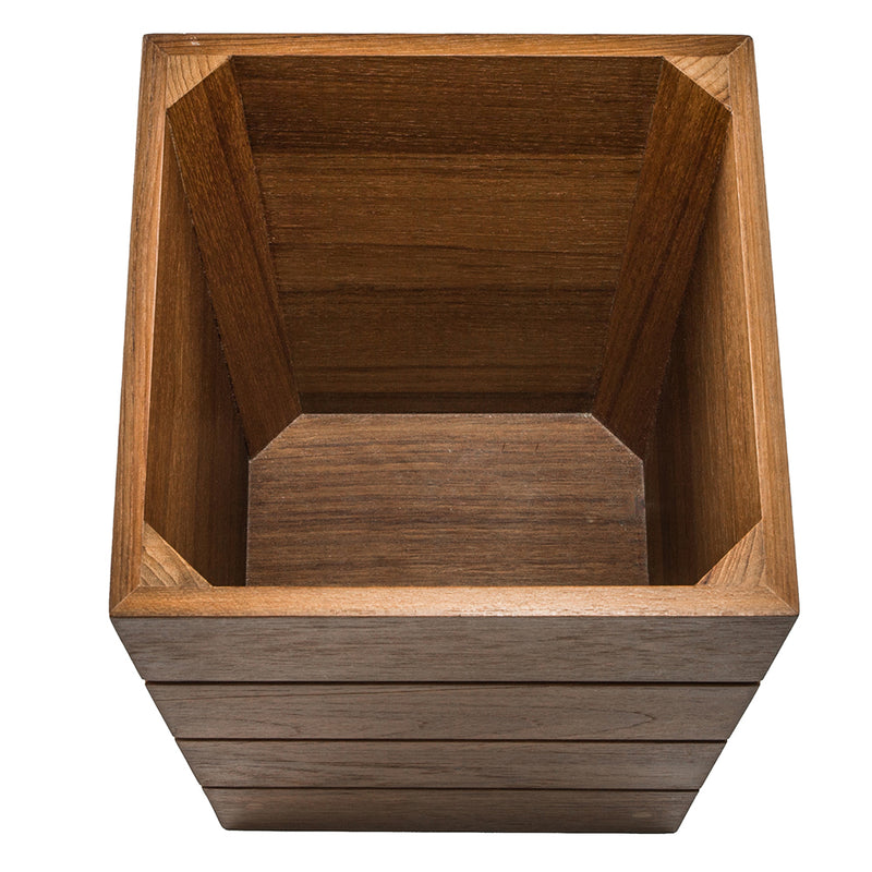 Load image into Gallery viewer, Whitecap Small Waste Basket - Teak [63102]
