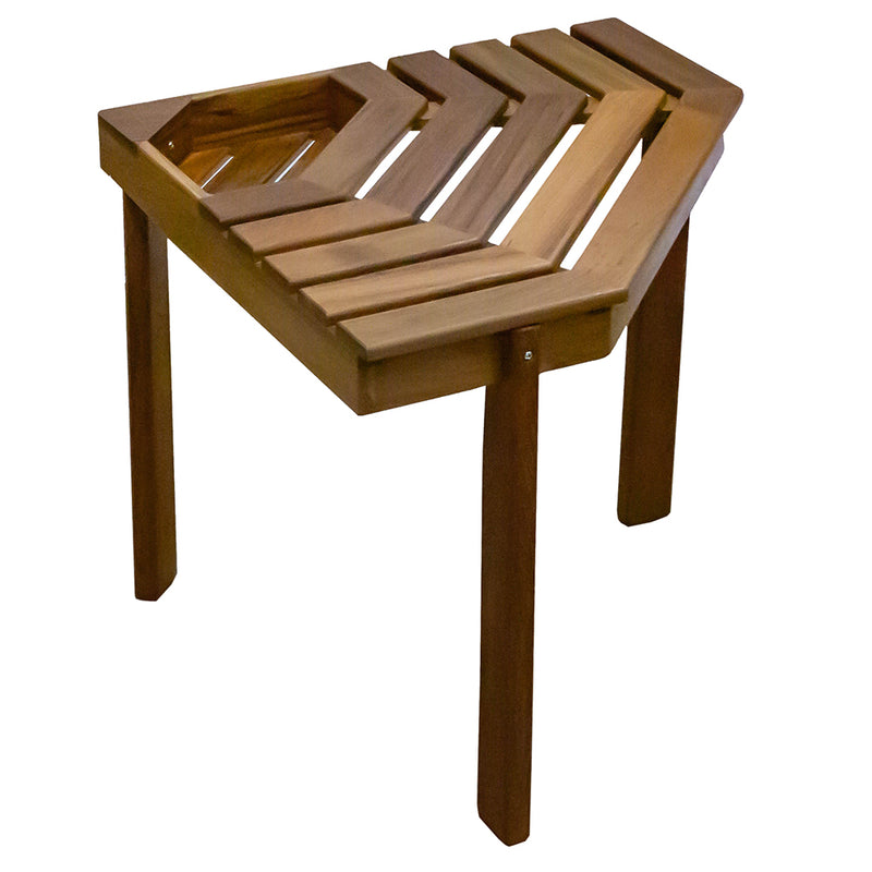 Load image into Gallery viewer, Whitecap Shower/Corner Stool - Teak [63106]
