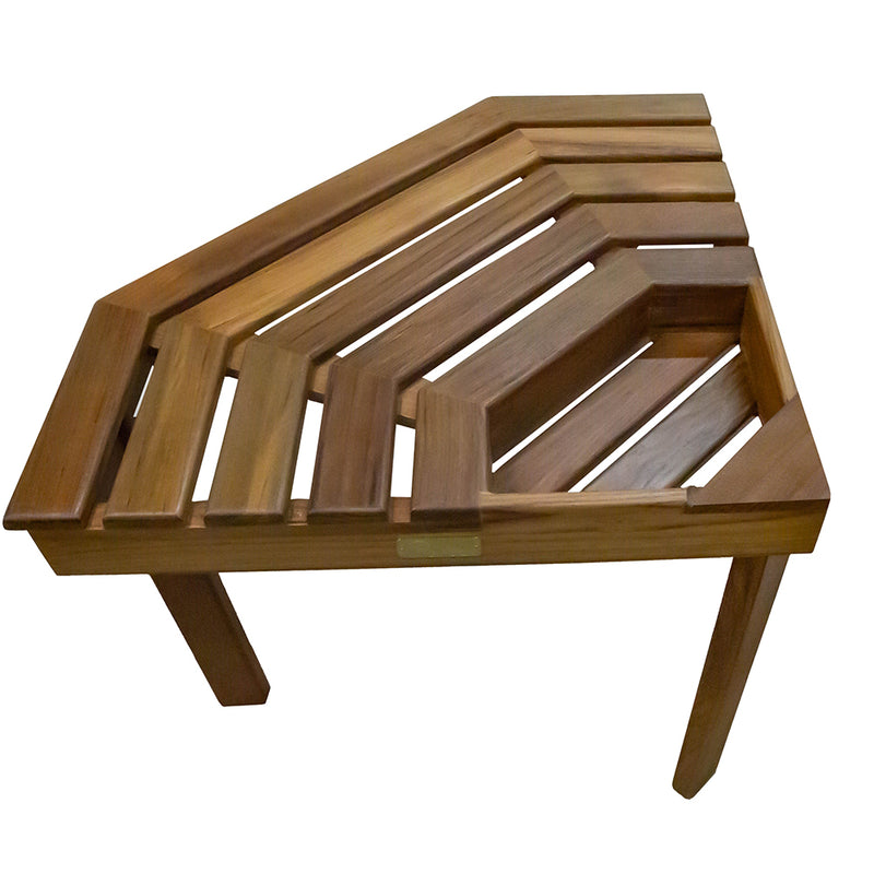 Load image into Gallery viewer, Whitecap Shower/Corner Stool - Teak [63106]
