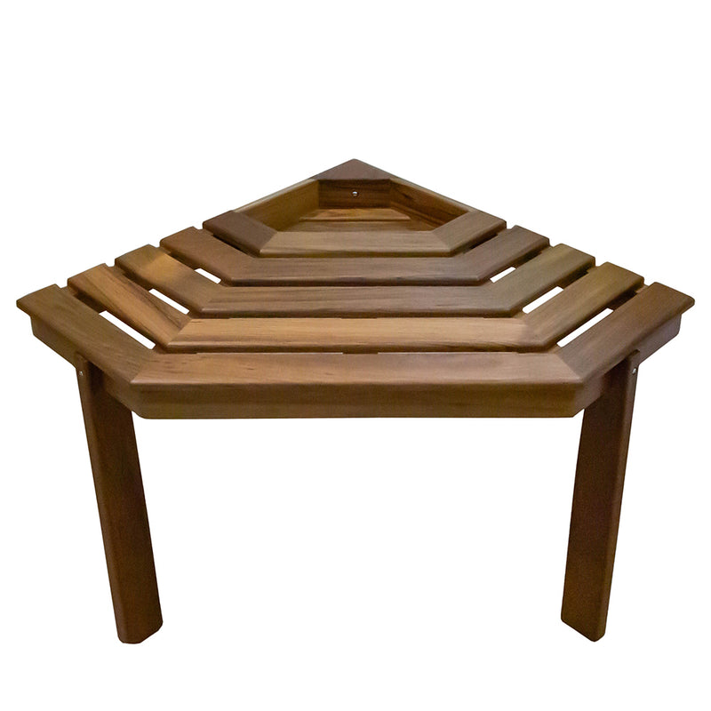 Load image into Gallery viewer, Whitecap Shower/Corner Stool - Teak [63106]
