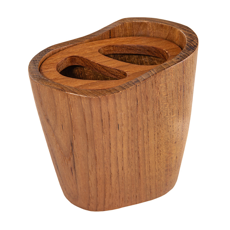 Load image into Gallery viewer, Whitecap Oval Toothbrush Holder (Oiled) - Teak [63112]
