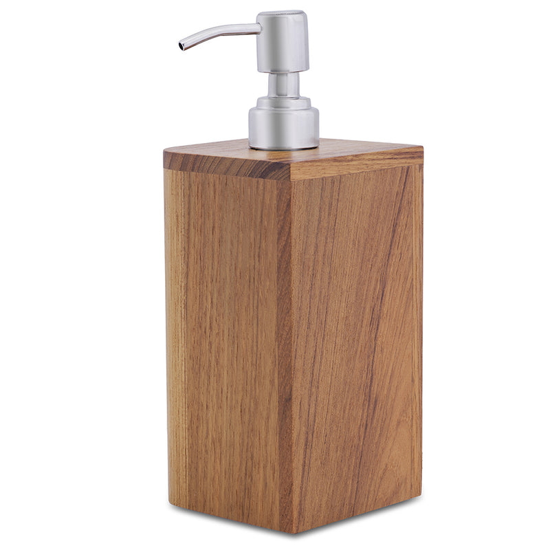 Load image into Gallery viewer, Whitecap EKA Collection Soap Dispenser - Teak [63205]
