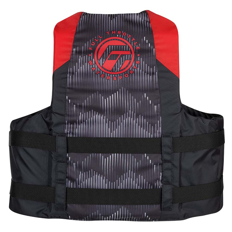 Load image into Gallery viewer, Full Throttle Adult Nylon Life Jacket - S/M - Red/Black [112200-100-030-22]
