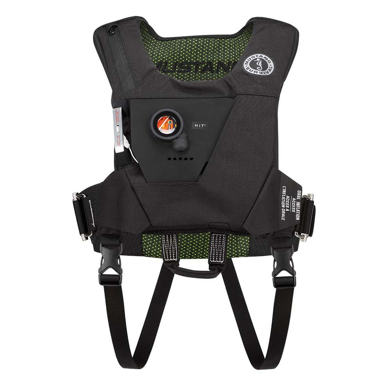 Load image into Gallery viewer, Mustang EP 38 Ocean Racing Hydrostatic Inflatable Vest - Black/Fluorescent Yellow/Green - Automatic/Manual [MD6284-263-0-202]
