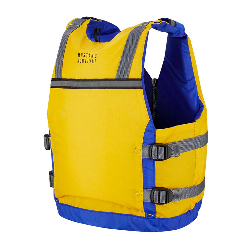 Load image into Gallery viewer, Mustang Youth Reflex Foam Vest - Yellow/Royal Blue [MV7030-220-0-216]
