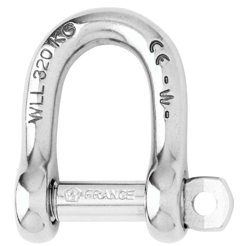 Load image into Gallery viewer, Wichard Self-Locking D Shackle - Diameter 6mm - 1/4&quot; [01203]
