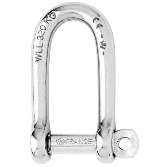 Wicahrd Self-Locking Long D Shackle - Diameter 5mm - 3/16