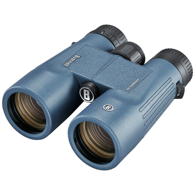 Load image into Gallery viewer, Bushnell 8x42mm H2O Binocular - Dark Blue Roof WP/FP Twist Up Eyecups [158042R]
