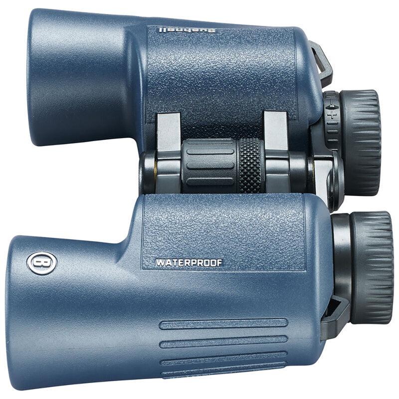 Load image into Gallery viewer, Bushnell 8x42mm H2O Binocular - Dark Blue Porro WP/FP Twist Up Eyecups [134218R]
