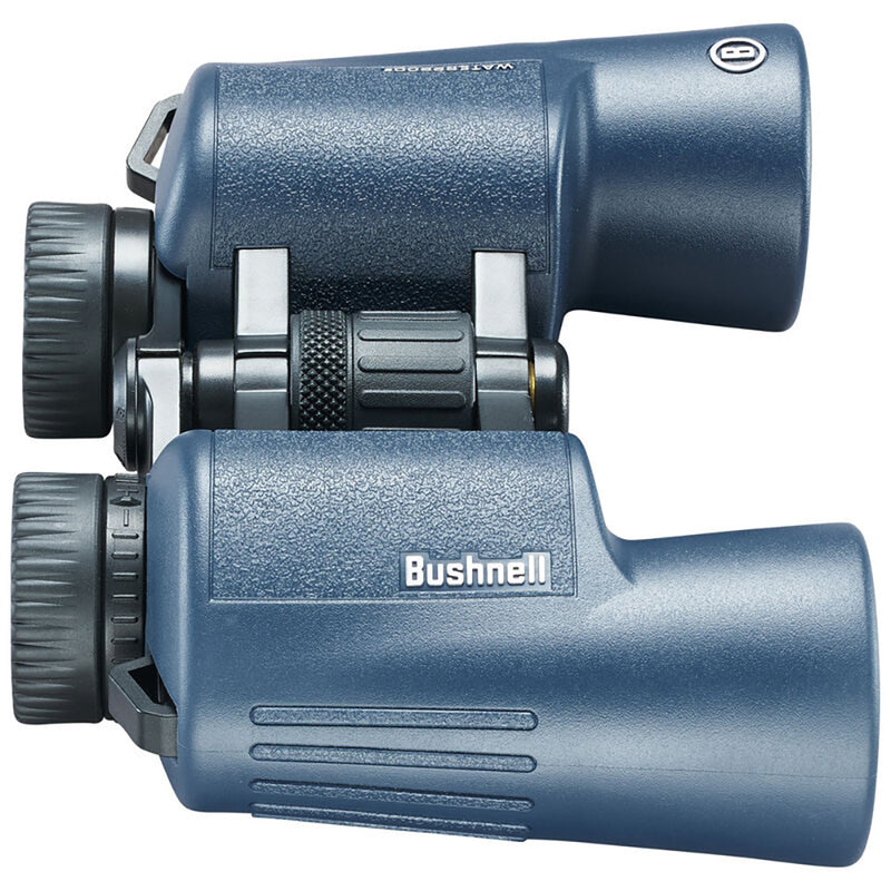 Load image into Gallery viewer, Bushnell 8x42mm H2O Binocular - Dark Blue Porro WP/FP Twist Up Eyecups [134218R]
