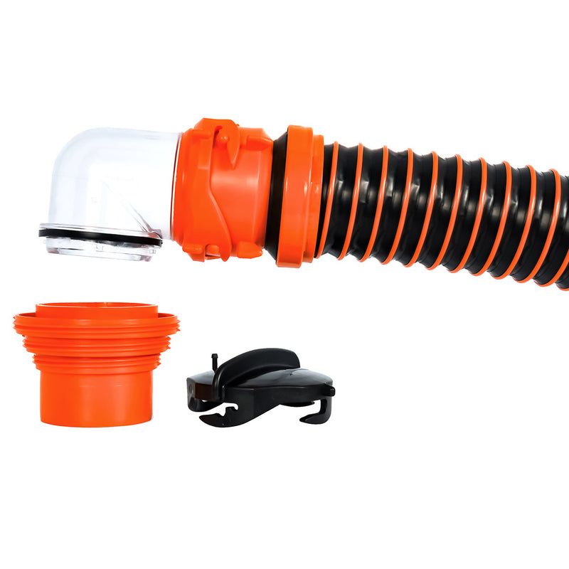 Load image into Gallery viewer, Camco RhinoEXTREME 20 Sewer Hose Kit w/4 In 1 Elbow Caps [39867]
