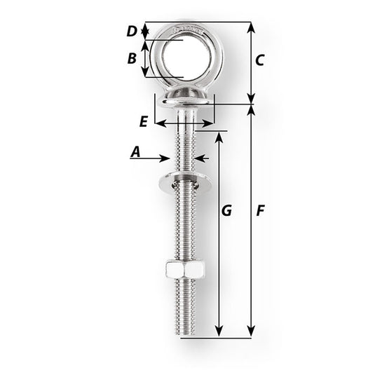 Wichard Eye Bolt - Diameter 5/32