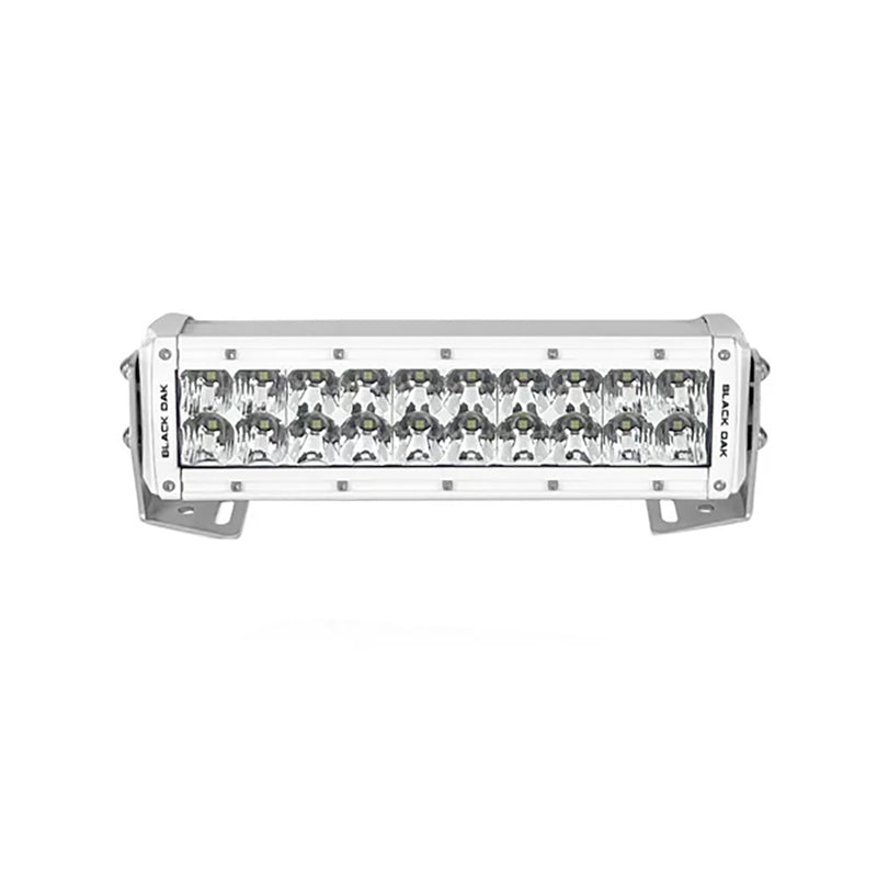 Load image into Gallery viewer, Black Oak Pro Series 3.0 Double Row 10&quot; LED Light Bar - Combo Optics - White Housing [10CM-D5OS]
