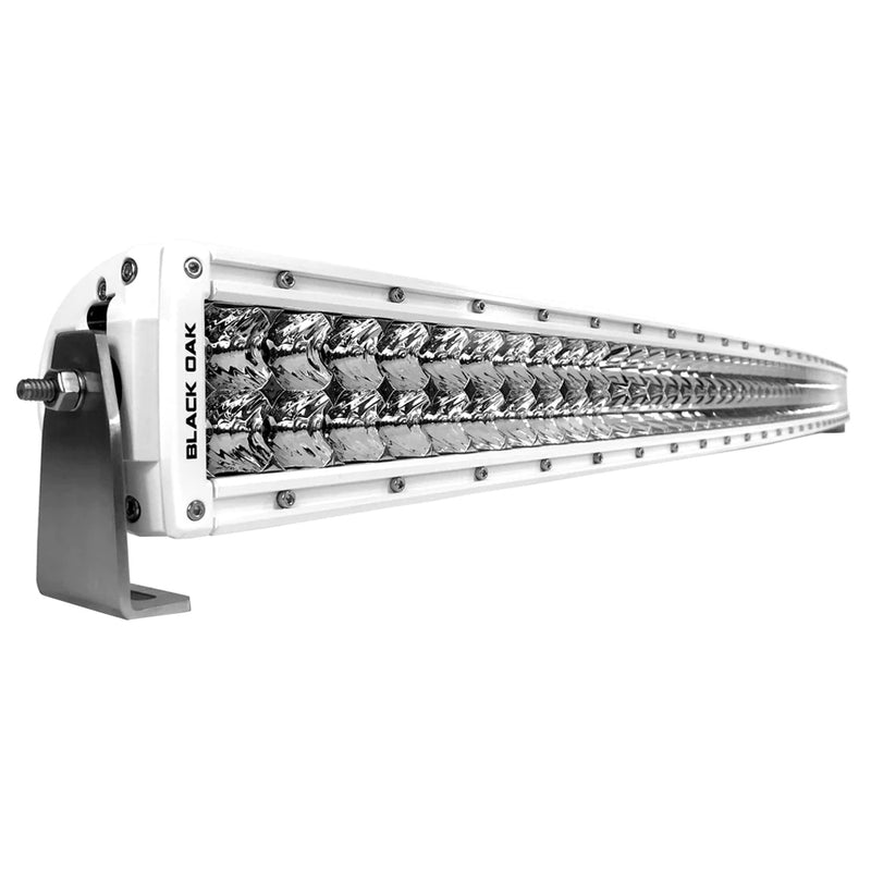 Load image into Gallery viewer, Black Oak Pro Series 3.0 Curved Double Row 50&quot; LED Light Bar - Combo Optics - White Housing [50CCM-D5OS]
