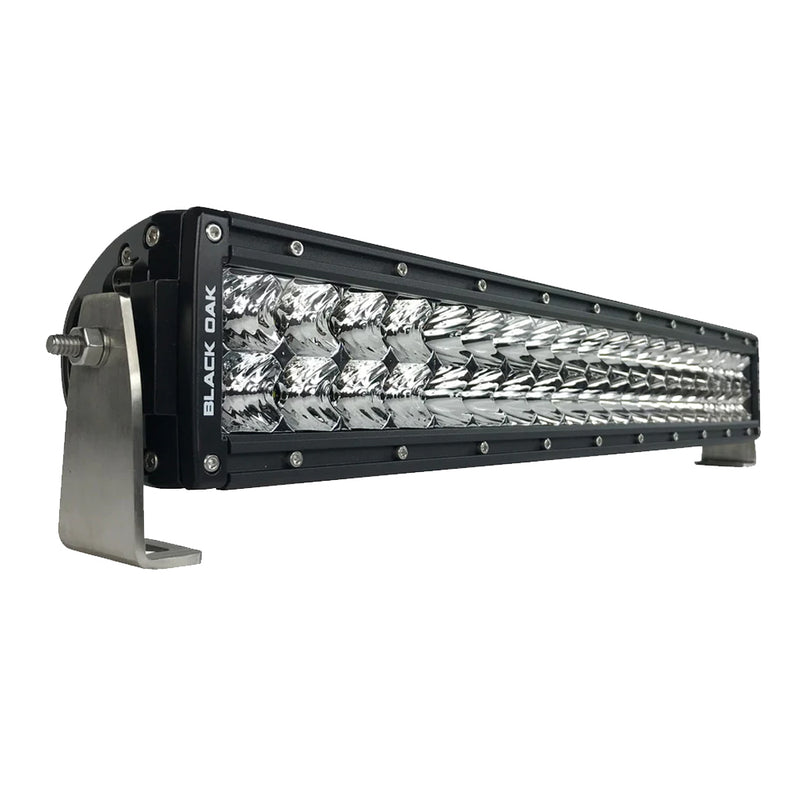 Load image into Gallery viewer, Black Oak Pro Series 3.0 Curved Double Row 20&quot; LED Light Bar - Combo Optics - Black Housing [20CC-D5OS]
