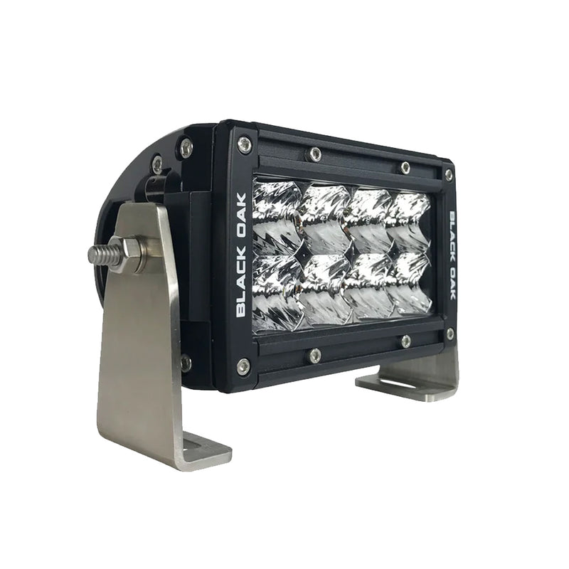 Load image into Gallery viewer, Black Oak Pro Series 3.0 Double Row 4&quot; LED Light Bar - Spot Optics - Black Housing [4S-D5OS]
