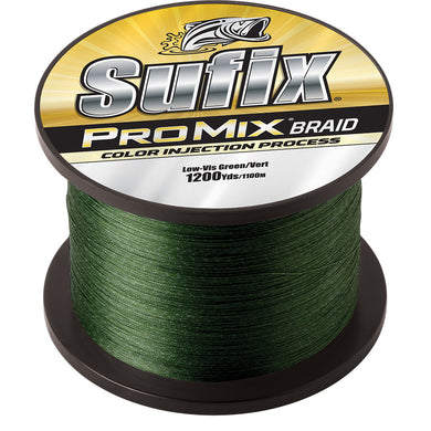 Sufix ProMix Braid - 65lb - Low-Vis Green - 1200 yds [630-365G]