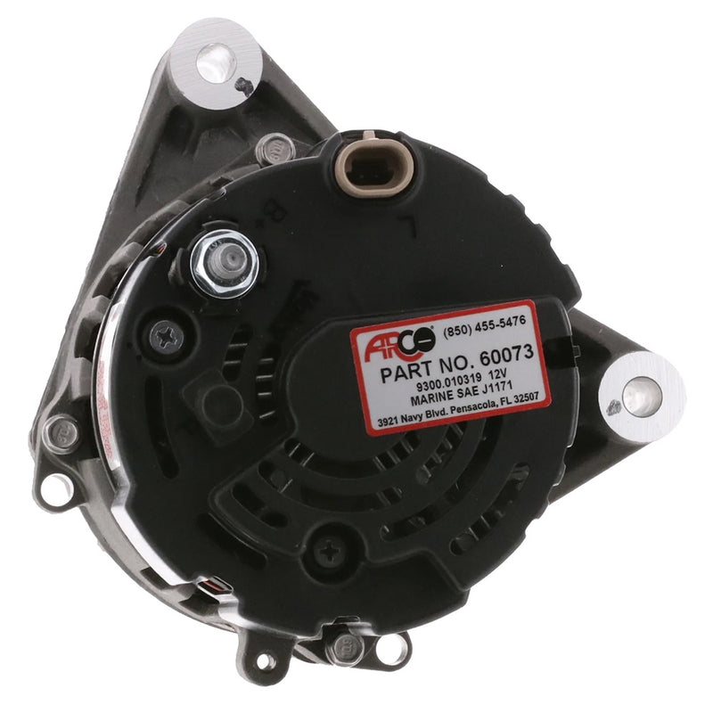 Load image into Gallery viewer, ARCO Marine Premium Replacement Inboard Alternator w/55mm Multi-Groove Pulley - 12V 65A [60073]
