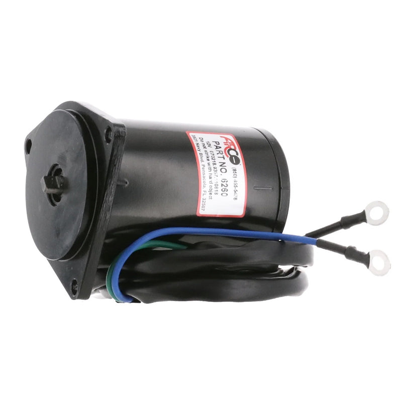 Load image into Gallery viewer, ARCO Marine Replacement Outboard Tilt Trim Motor - Yamaha, 2-Wire, 3 Bolt, Flat Blade [6260]
